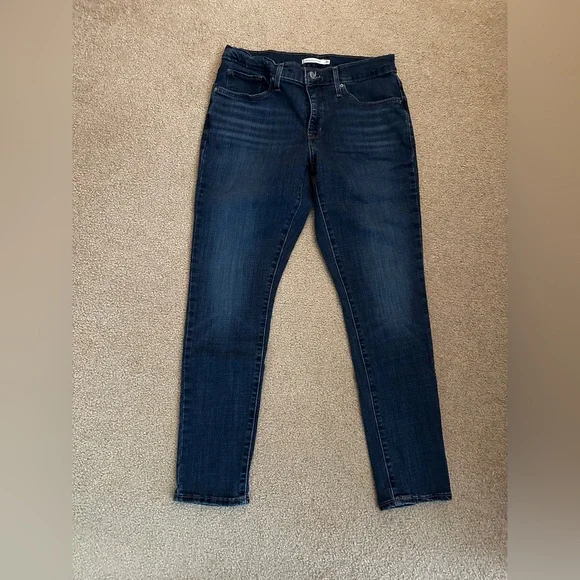 Levi’s 311 Shaping Skinny Jeans Dark Wash Mid Rise Stretch Slim Women’s, Size 30 - Picture 3 of 5